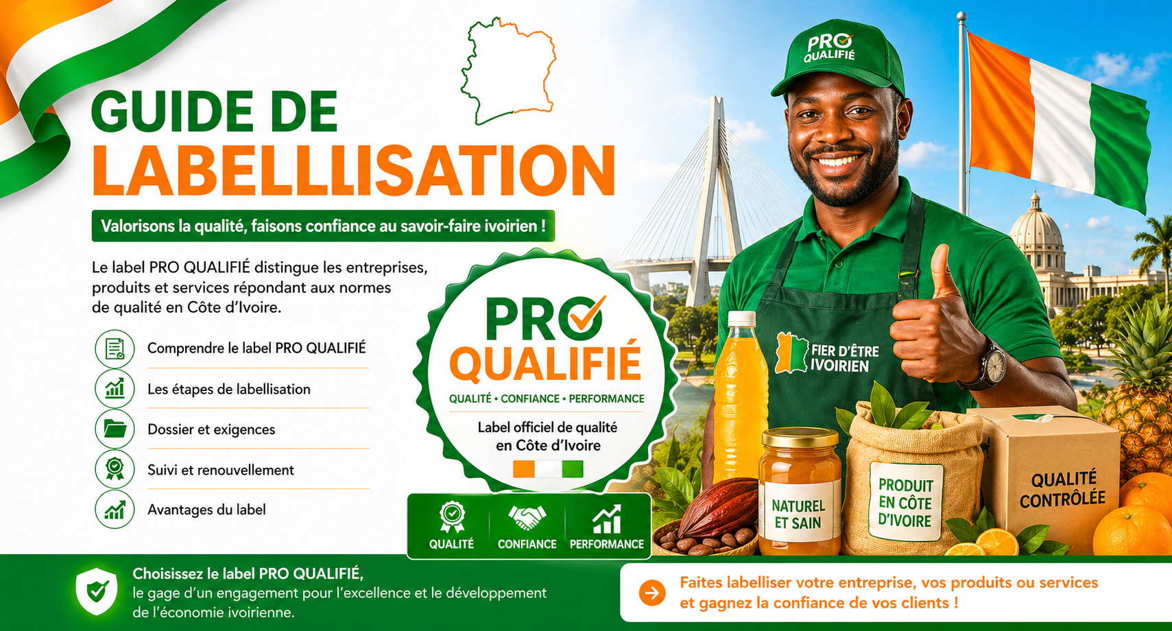 Label qualité PRO QUALIFIÉ en Côte d’Ivoire