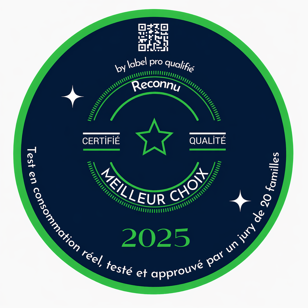 Badge PRO QUALIFIÉ Platinum